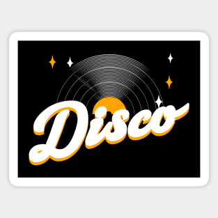 DISCO  - Vintage Vinyl (Orange) Magnet